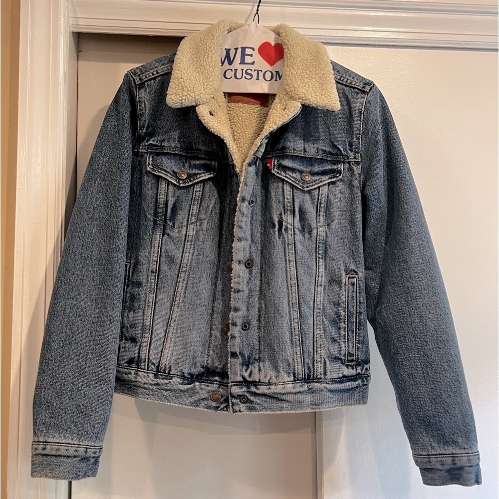 Levi Strauss & Co. Sherpa-lined Jean jacket